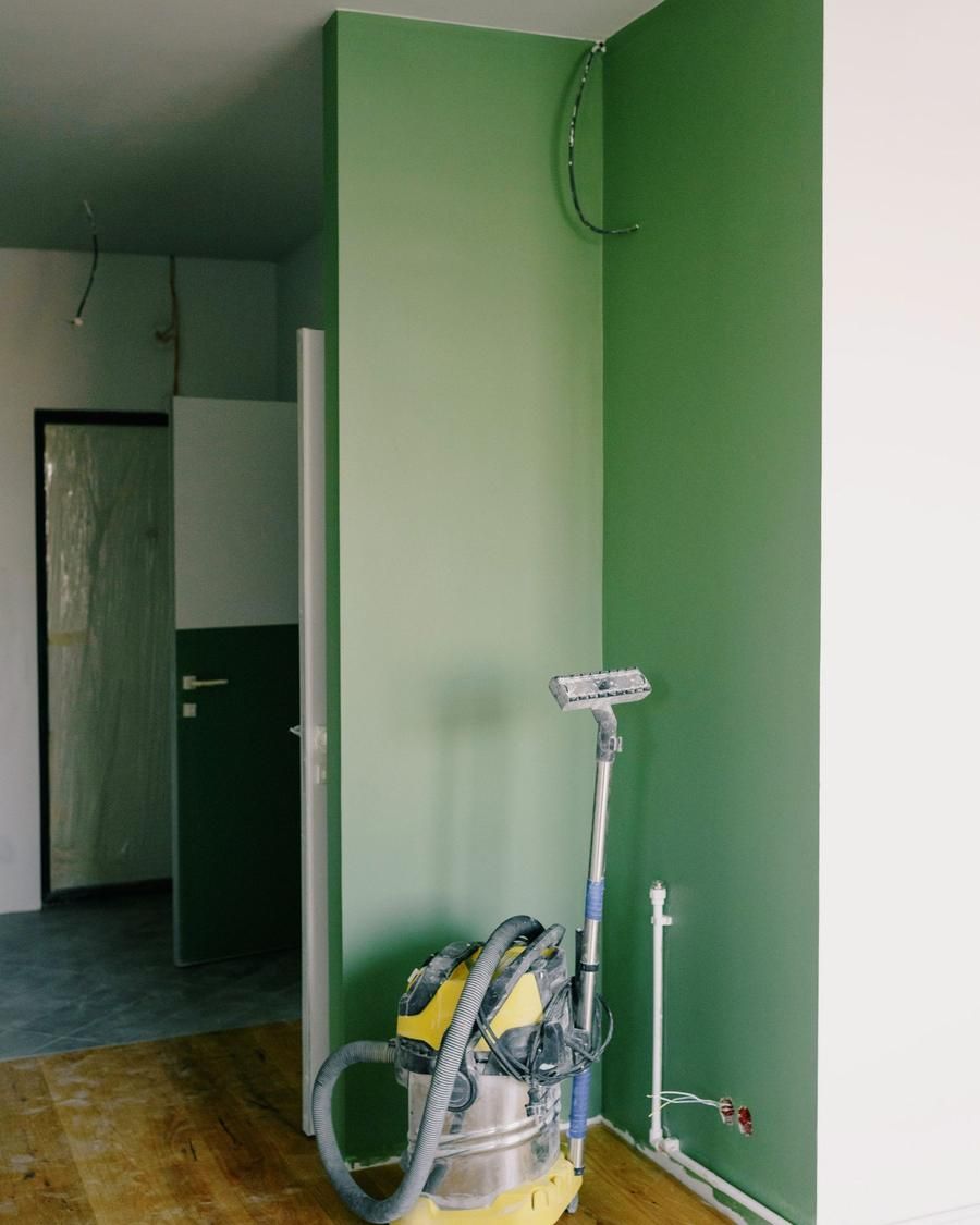 Appartement rénové, sol bois et murs repeints